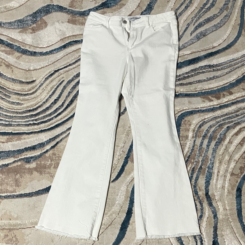Ashley Mason Premium Ivory Jeans